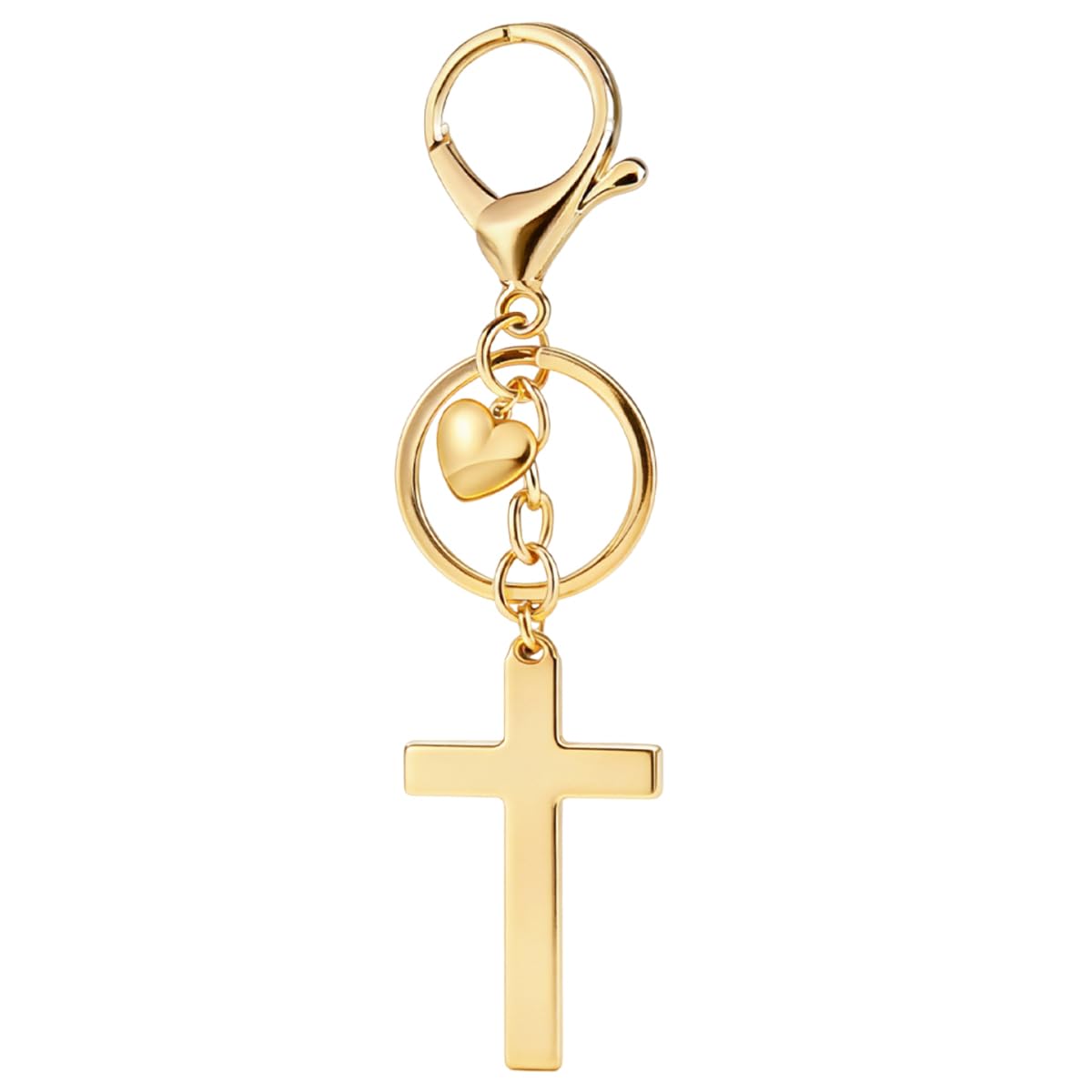 Cross Keychain Bag Charm for Women Christian Religious Gifts Easter Jesus Keychain for Women Purse Handbag Car Keys