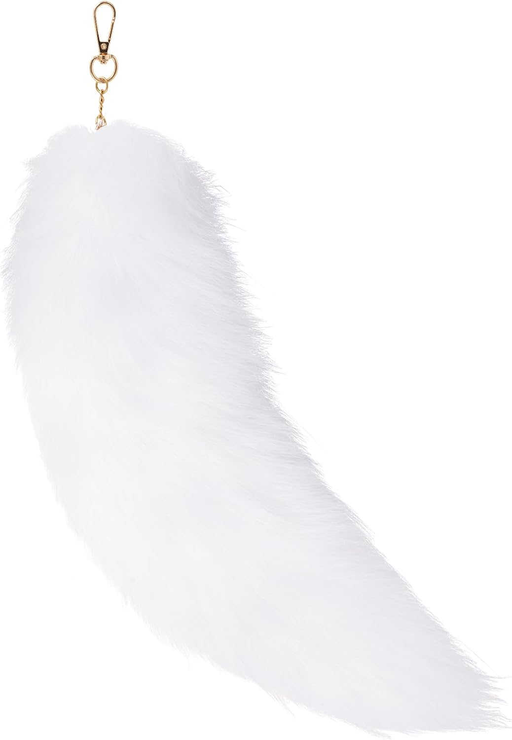 Fluffy Real Fox Fur Tail Keychain Tassel Bag Cosplay Toy Handbag Accessory Hook Pendant