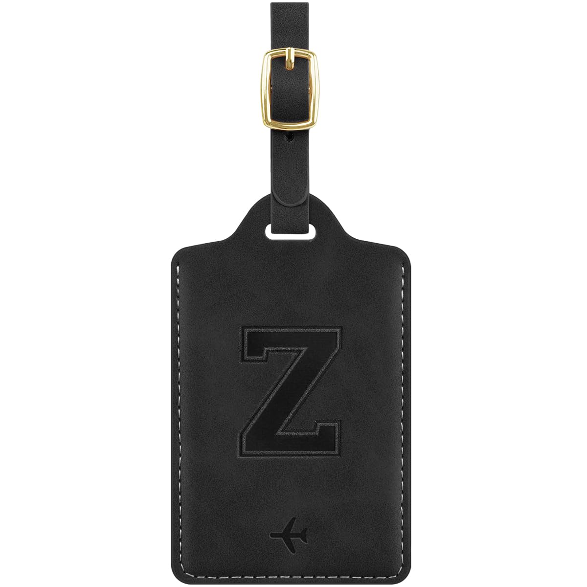 Luggage Tags for Suitcase Personalized Initial Leather Bag Tags