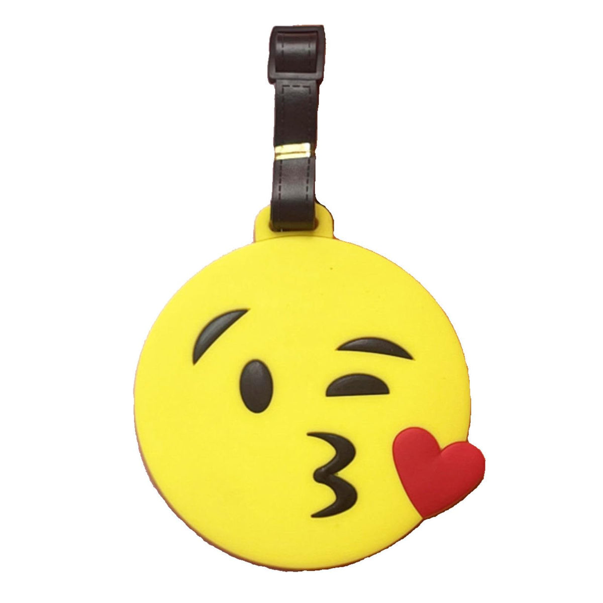Tapp C. Travel Luggage Name Tag - Happy Face Flower