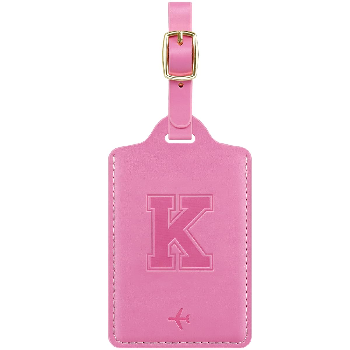 Luggage Tags for Suitcase Personalized Initial Leather Bag Tags