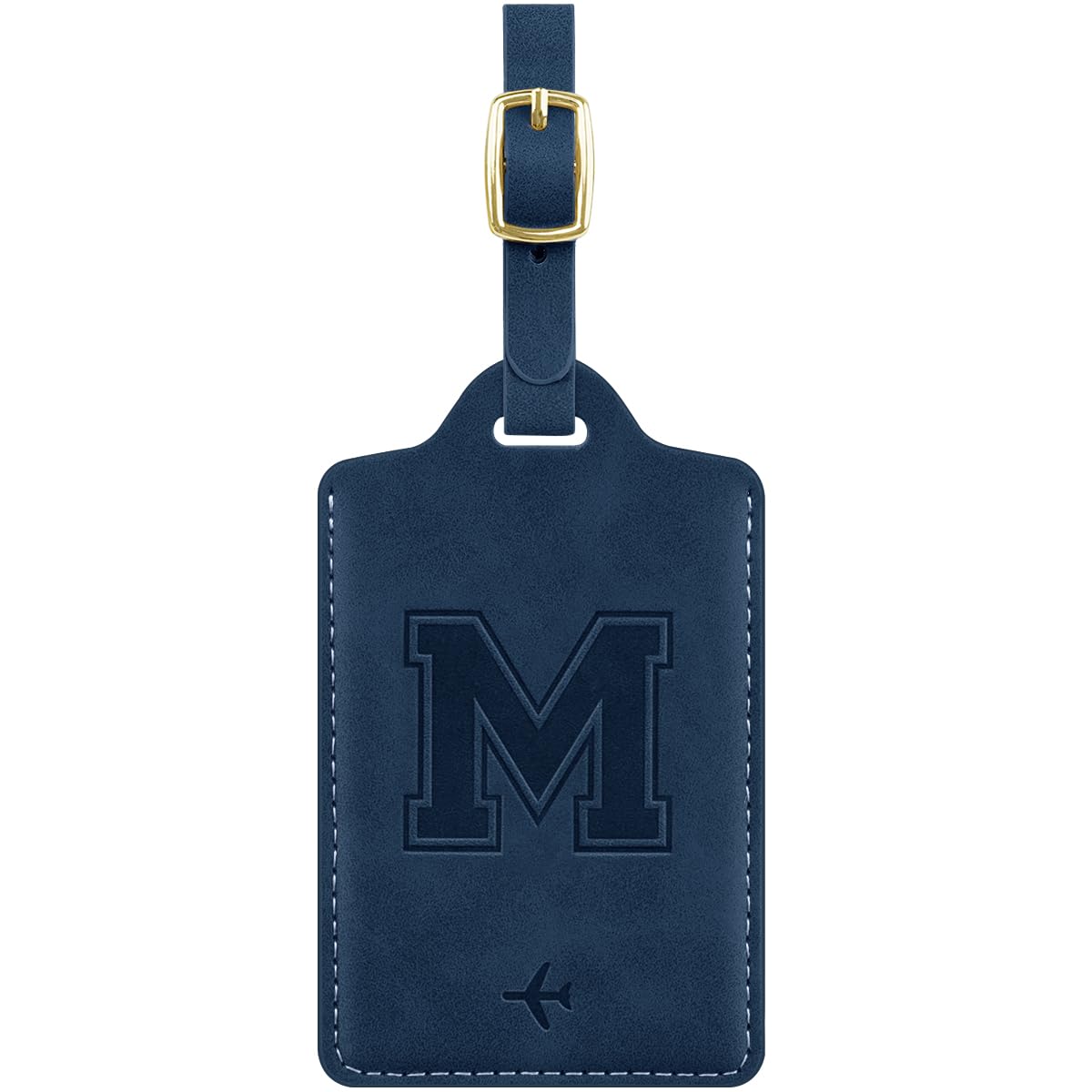 Luggage Tags for Suitcase Personalized Initial Leather Bag Tags