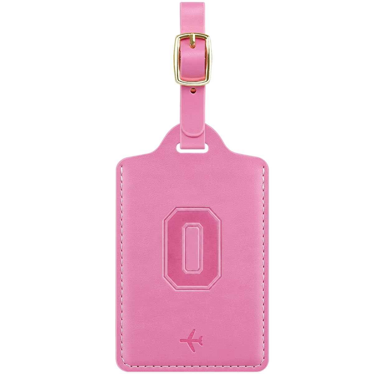 Luggage Tags for Suitcase Personalized Initial Leather Bag Tags