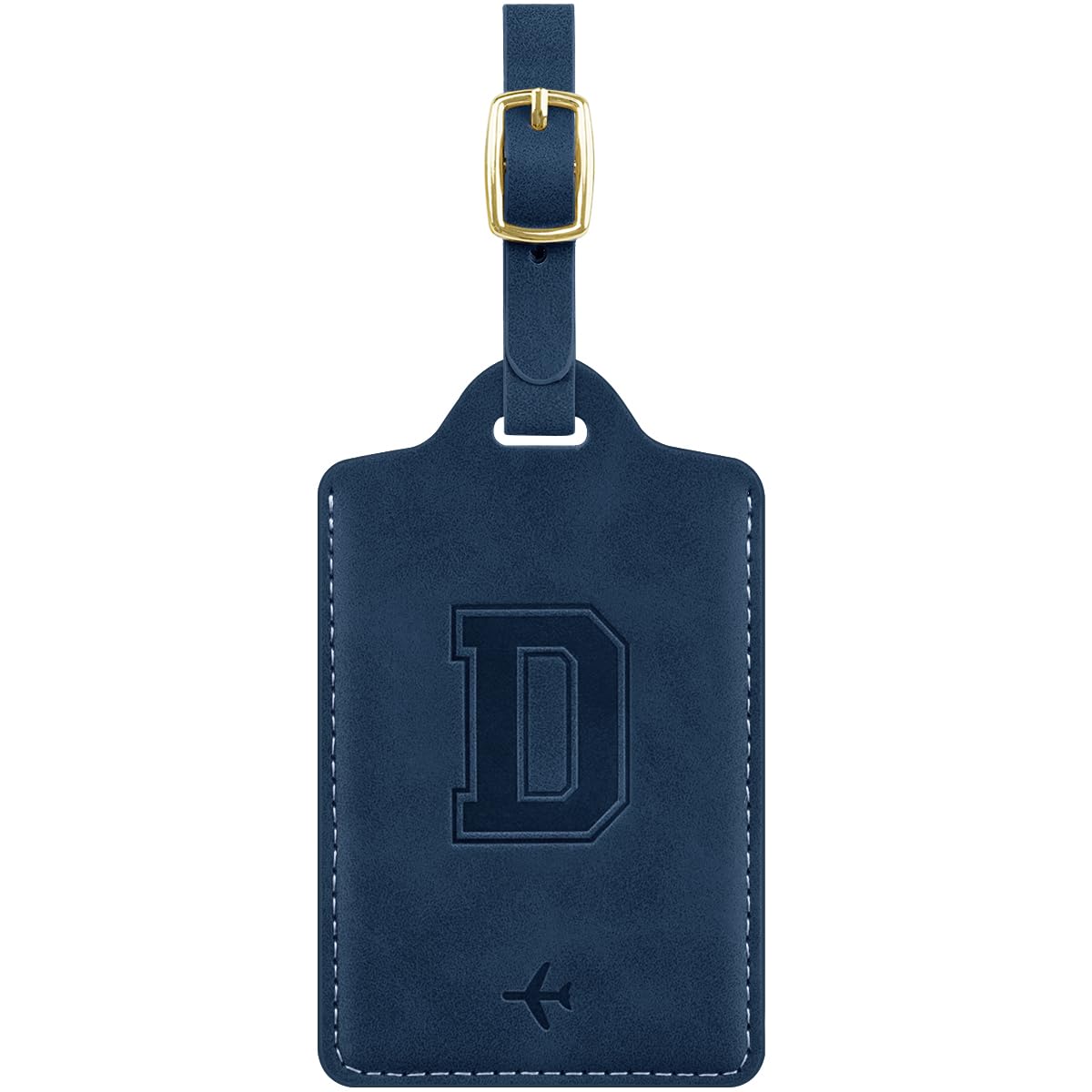 Luggage Tags for Suitcase Personalized Initial Leather Bag Tags