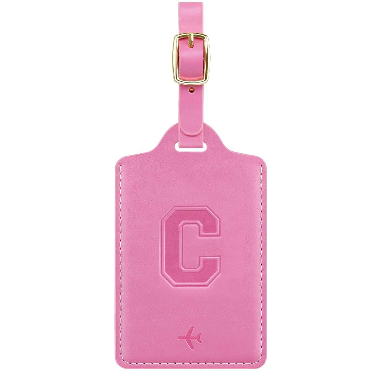 Luggage Tags for Suitcase Personalized Initial Leather Bag Tags