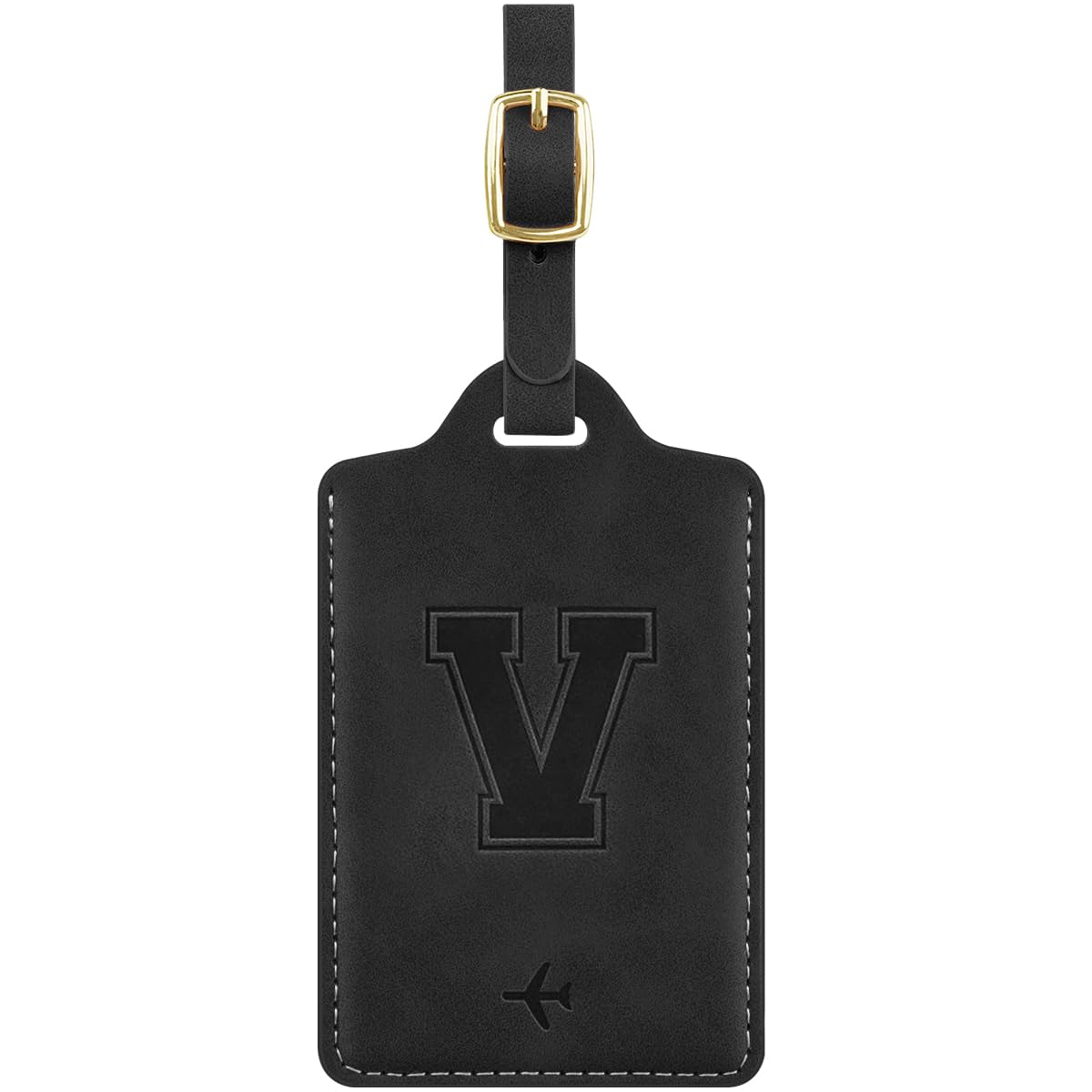 Luggage Tags for Suitcase Personalized Initial Leather Bag Tags