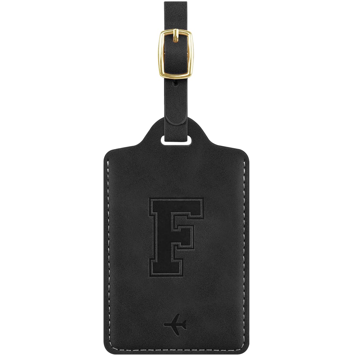 Luggage Tags for Suitcase Personalized Initial Leather Bag Tags