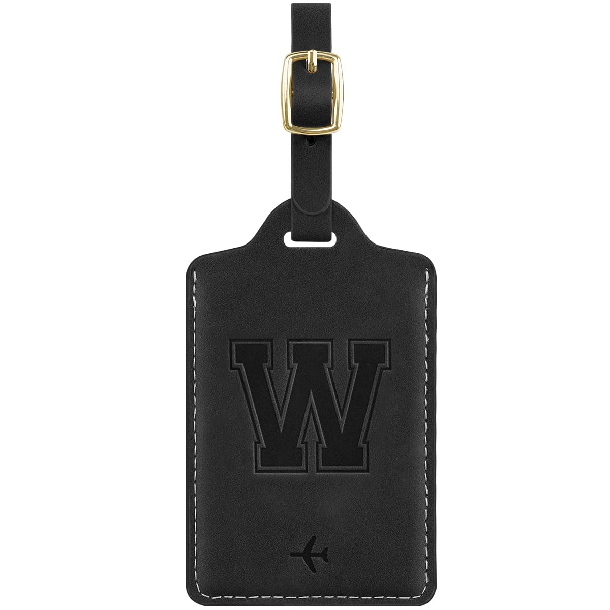 Luggage Tags for Suitcase Personalized Initial Leather Bag Tags