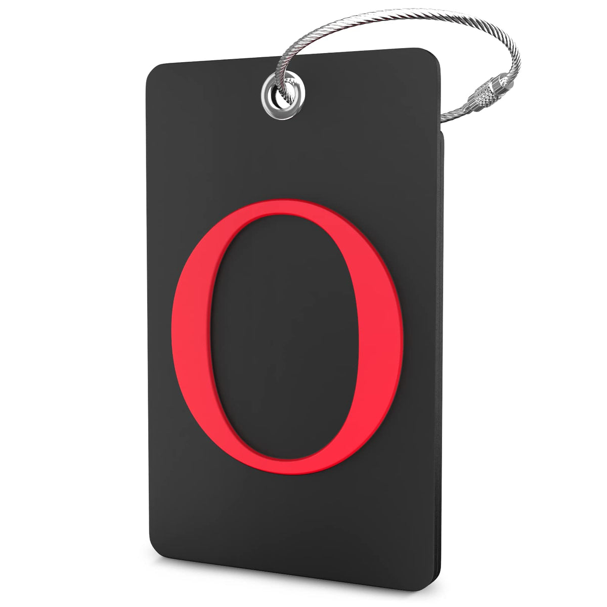 Shacke Luggage Tag for Suitcases – Initial Letter H, Bendable (Green)