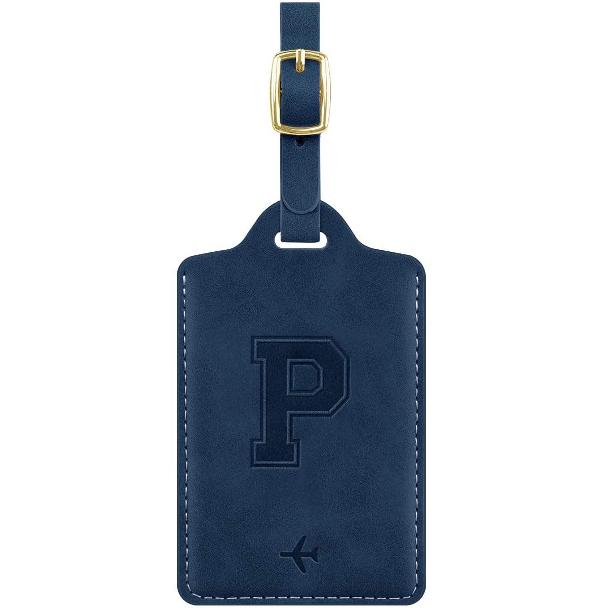 Luggage Tags for Suitcase Personalized Initial Leather Bag Tags