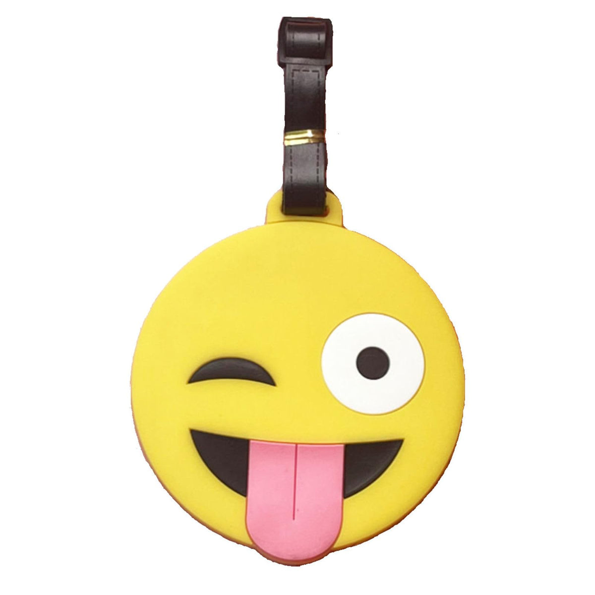Tapp C. Travel Luggage Name Tag - Happy Face Flower