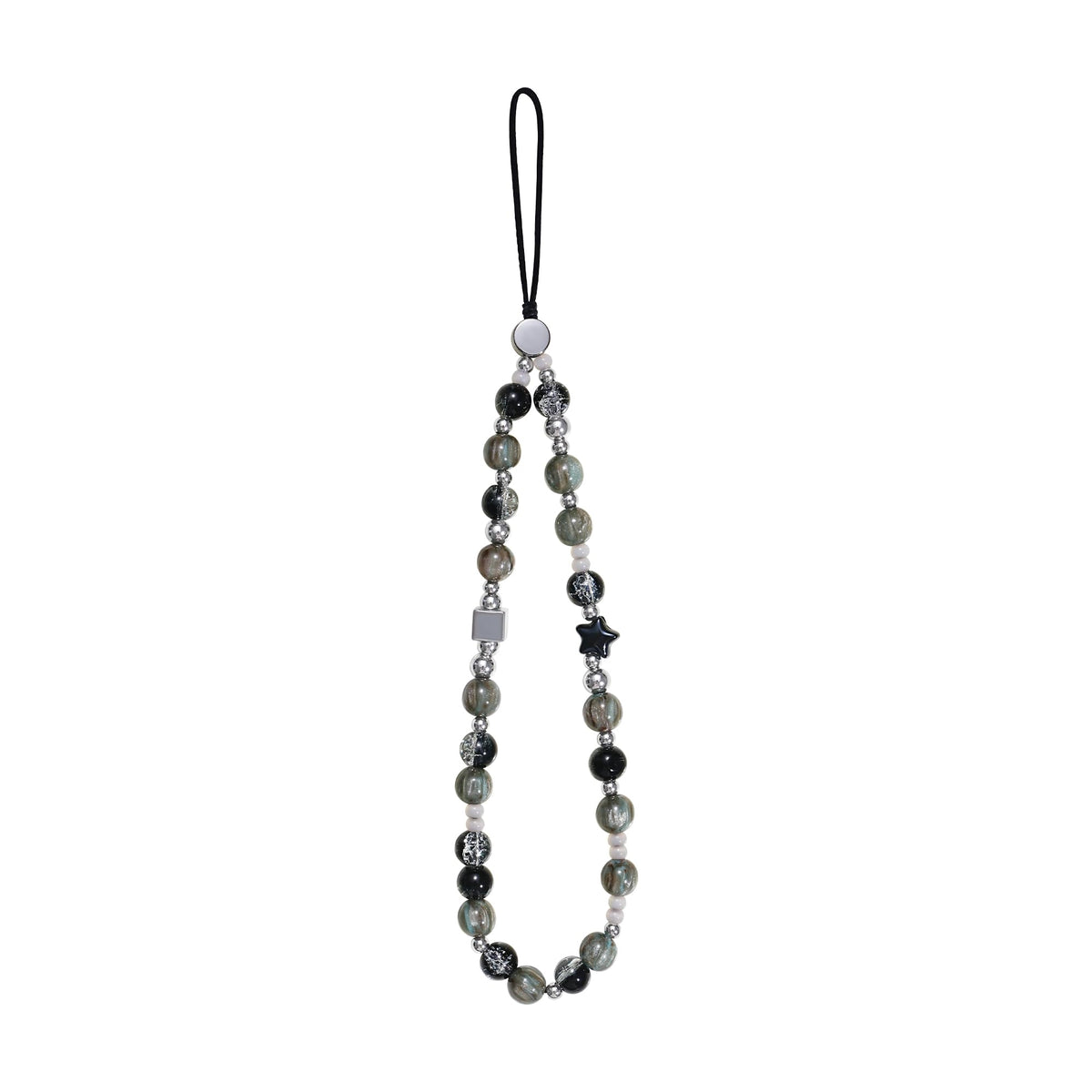 2 Pcs Phone Charm Strap Universal Hand Phone Wrist Strap Camera Lanyard Pearl Beaded Cute Chain String Accessories Universal for iPhone 16 Pro Max Samsung Women Girls Phones Bag Keychain Beach Style