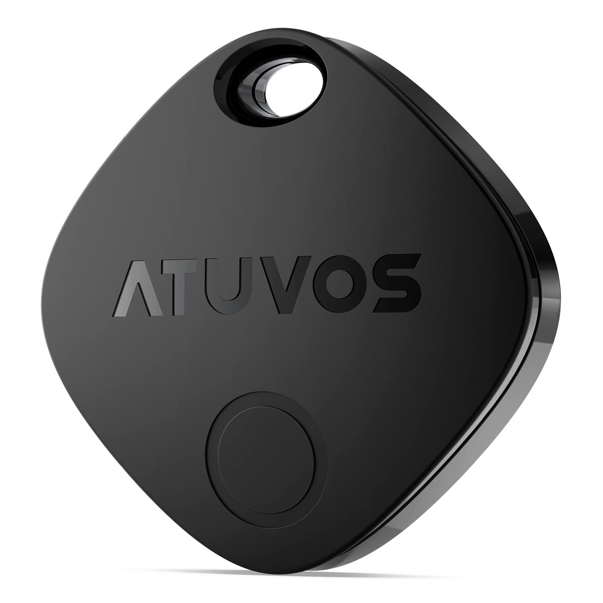 ATUVOS Air Tracker Tags-4 Pack, Bluetooth Luggage Tracker Works with Apple Find My APP (iOS Only, Not for Android), Keys Finder and Item Locator for Luggage, Backpack, Suitcases, Replaceable Battery