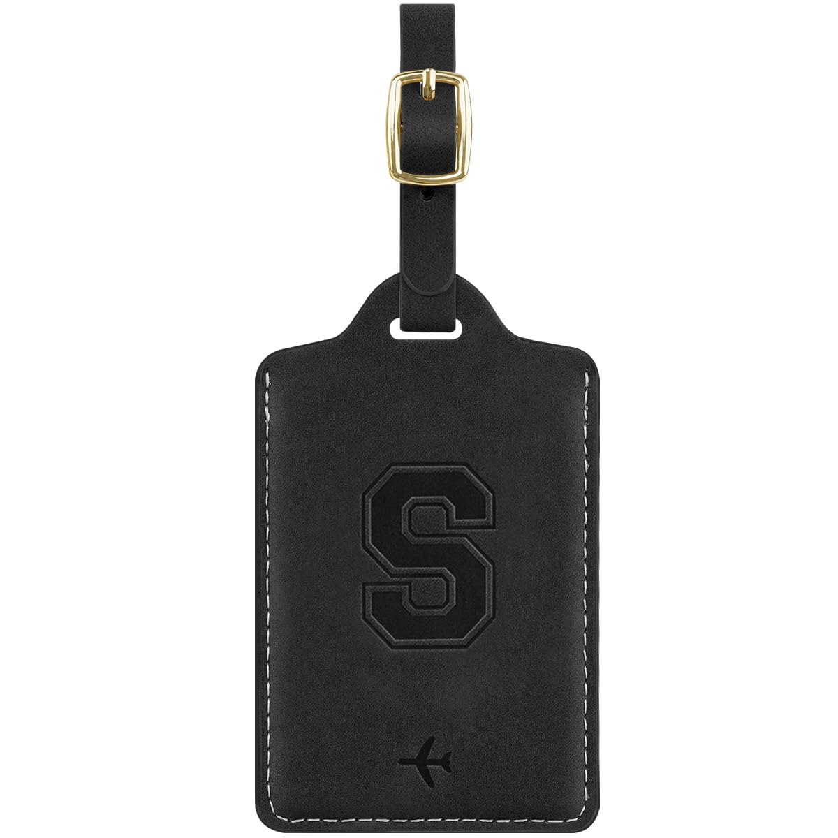 Luggage Tags for Suitcase Personalized Initial Leather Bag Tags