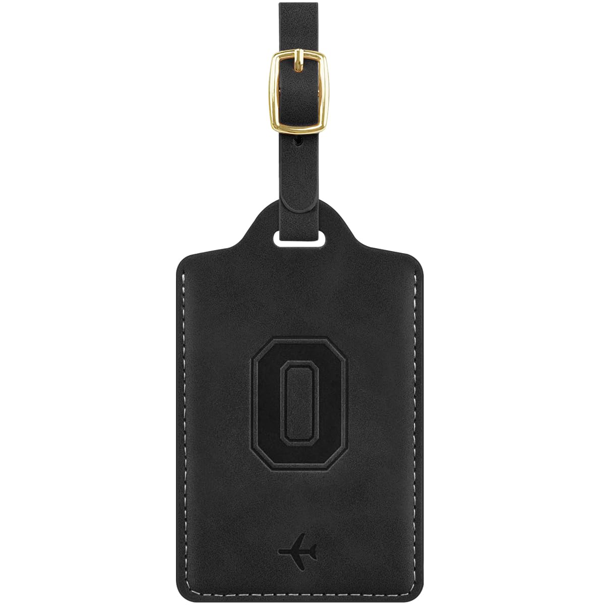 Luggage Tags for Suitcase Personalized Initial Leather Bag Tags