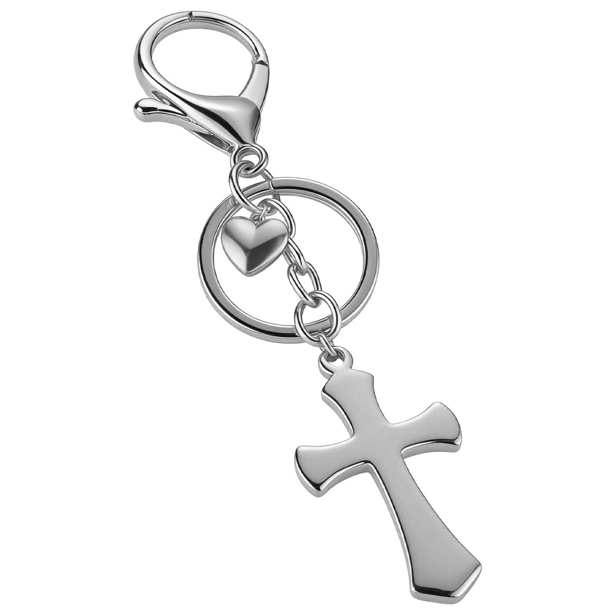 Cross Keychain Bag Charm for Women Christian Religious Gifts Easter Jesus Keychain for Women Purse Handbag Car Keys
