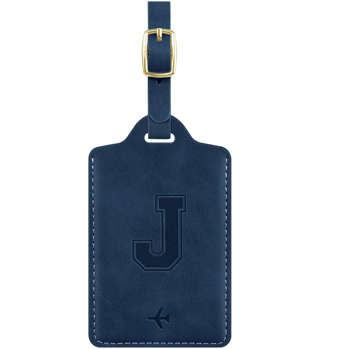 Luggage Tags for Suitcase Personalized Initial Leather Bag Tags