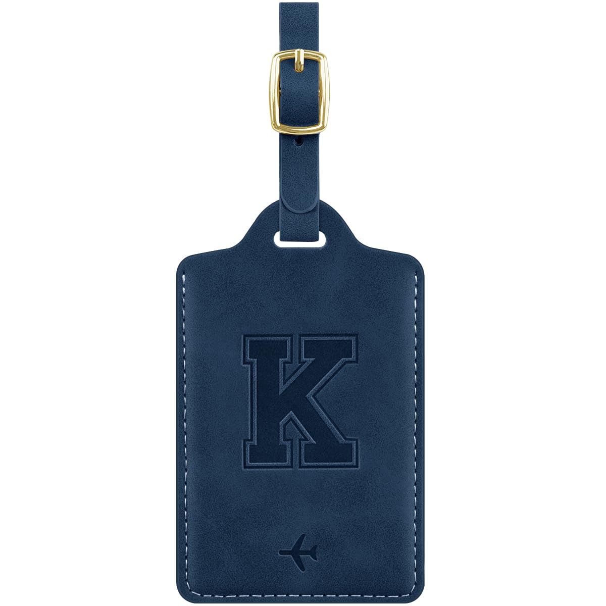 Luggage Tags for Suitcase Personalized Initial Leather Bag Tags