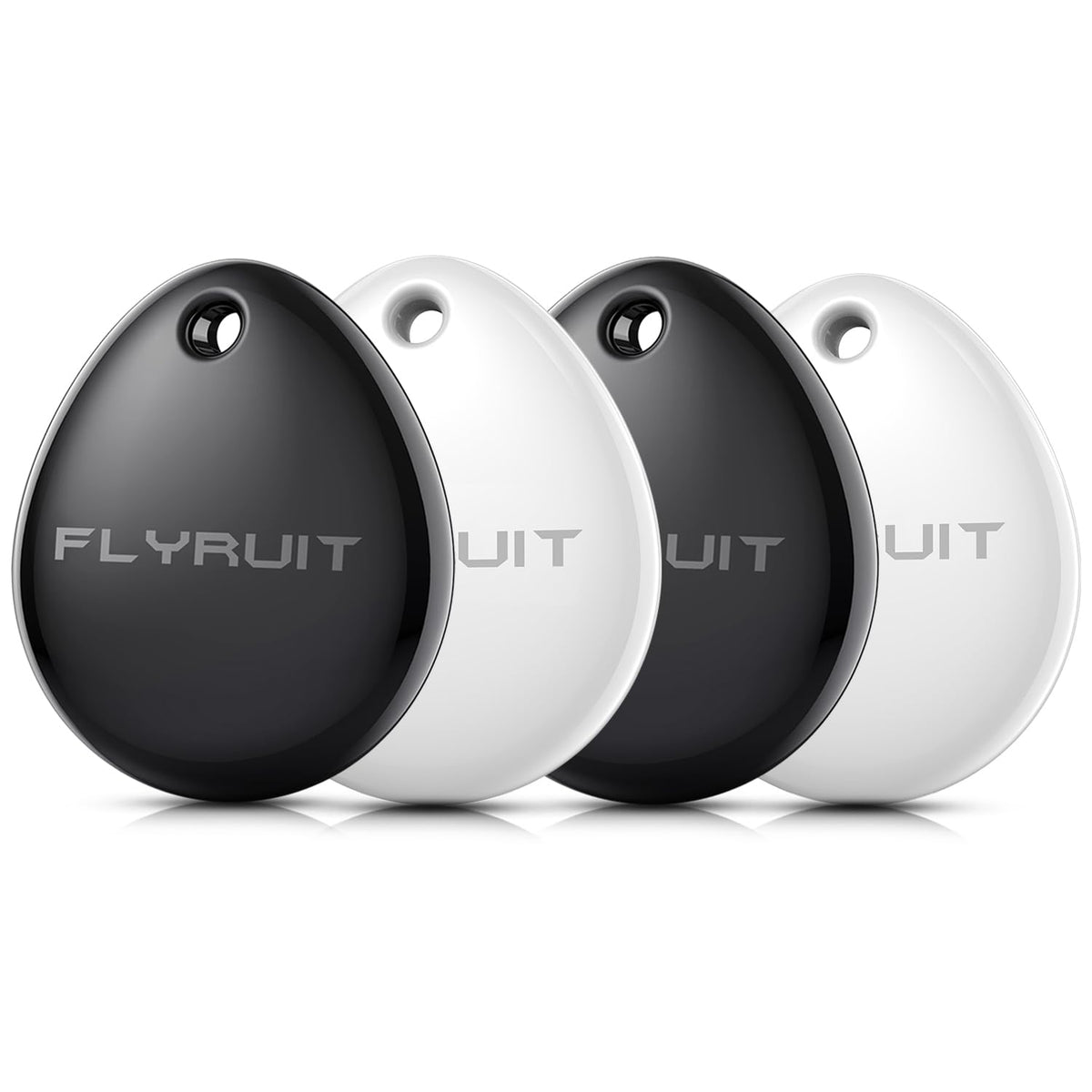 Air Tracker Tags-4 Pack for Apple Find My, iOS Only, Official MFi Certified