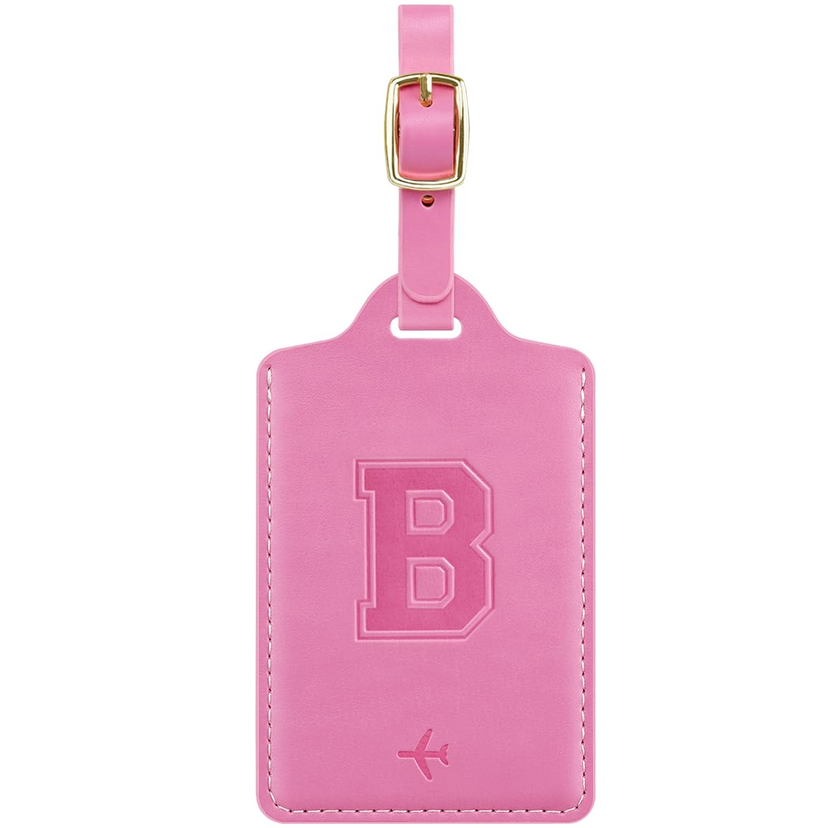 Luggage Tags for Suitcase Personalized Initial Leather Bag Tags