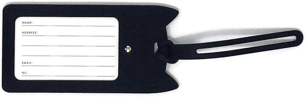 kate spade new york Silicone Luggage Tag, Black Cat