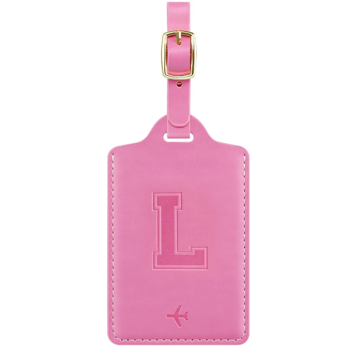 Luggage Tags for Suitcase Personalized Initial Leather Bag Tags