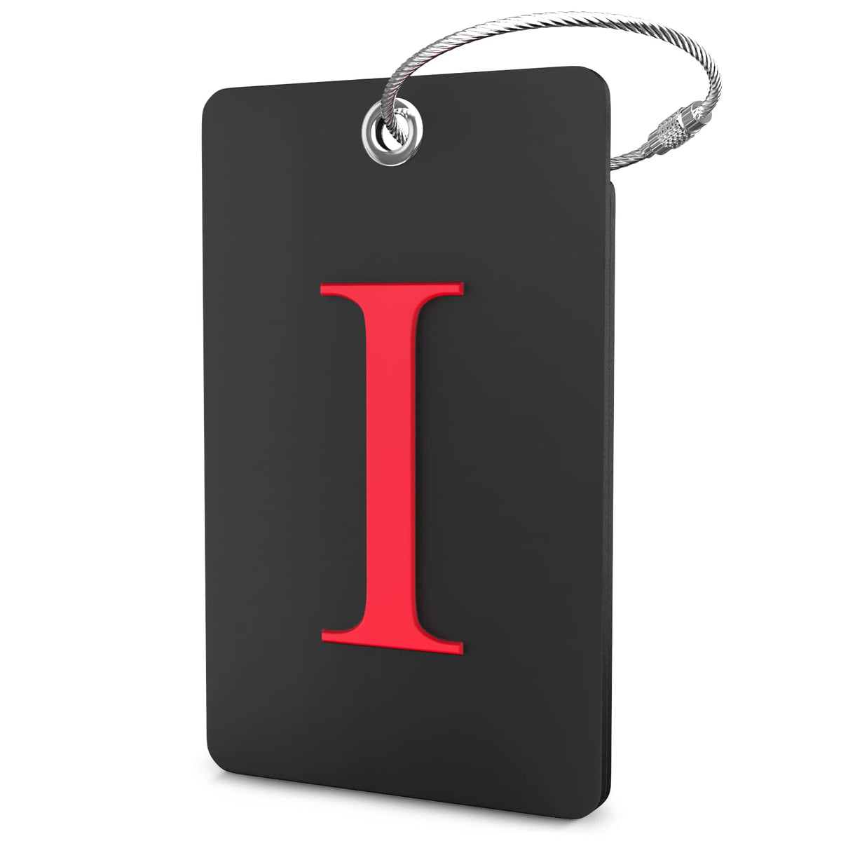Shacke Luggage Tag for Suitcases – Initial Letter H, Bendable (Green)