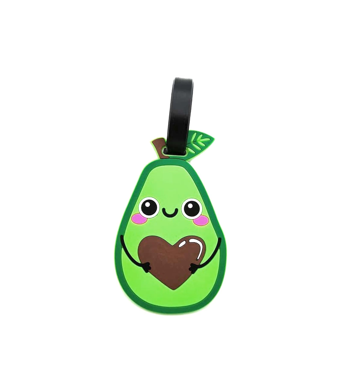 Cute Silicone Luggage Tag Funny Fruit Travel Bag Tags (Avocado)
