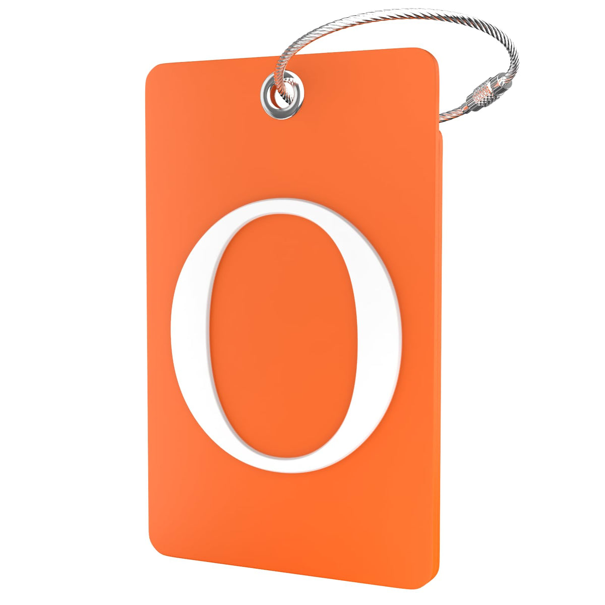 Shacke Luggage Tag for Suitcases – Initial Letter H, Bendable (Green)