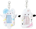 Cartoon Photocard Holder Keychain - Cat-Shaped K-pop Photo Card Holder,Transparent Photocard Sleeves Badge Holders for Bus Student ID Card & Idol Photos(Set of 2)