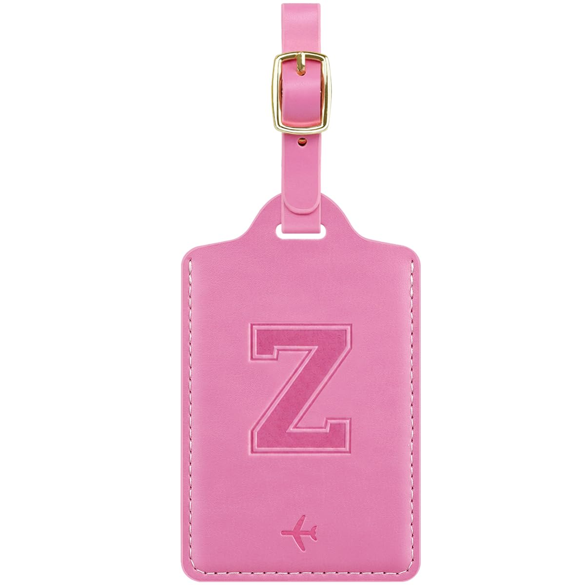 Luggage Tags for Suitcase Personalized Initial Leather Bag Tags