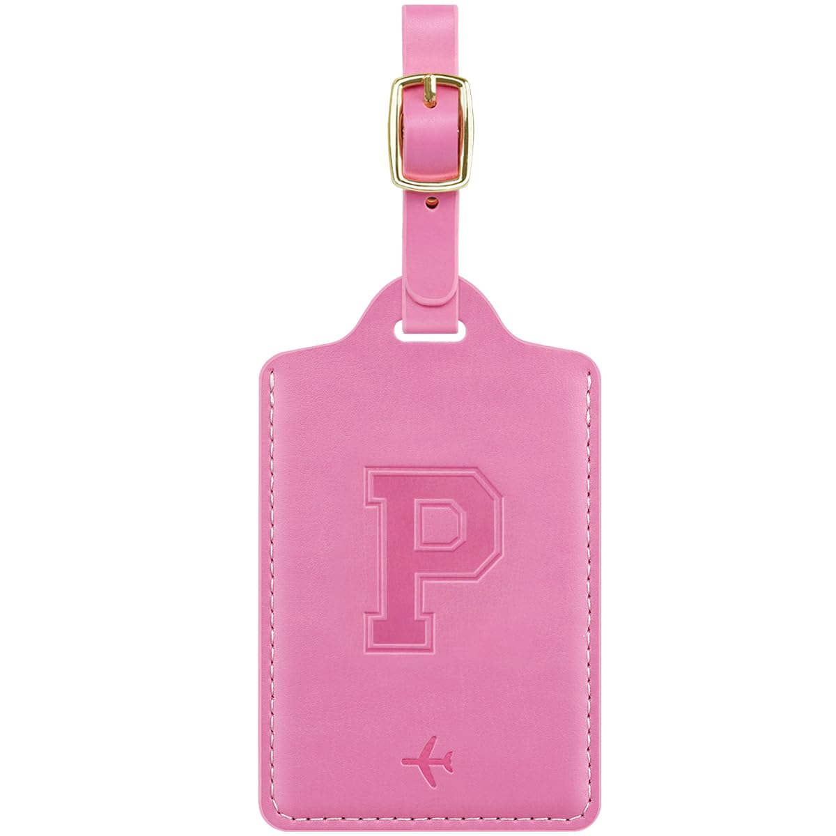 Luggage Tags for Suitcase Personalized Initial Leather Bag Tags