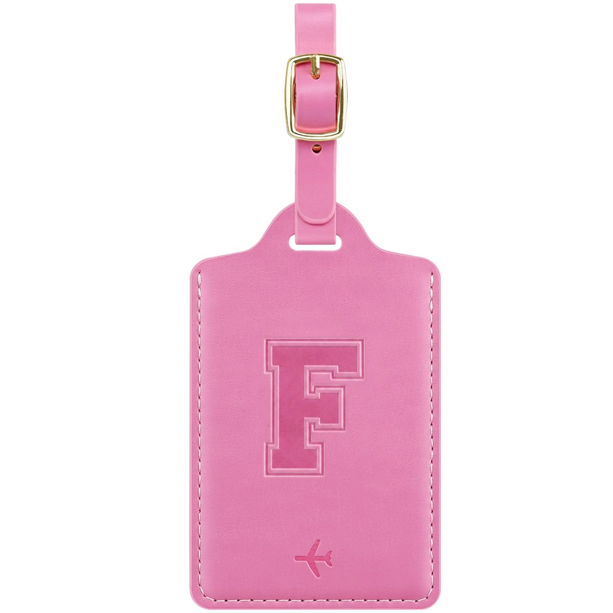 Luggage Tags for Suitcase Personalized Initial Leather Bag Tags