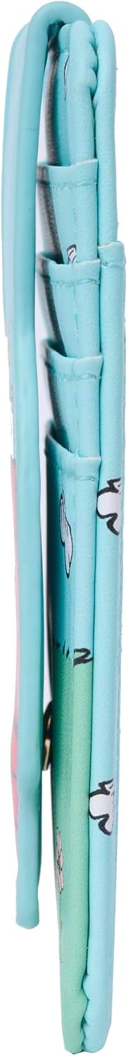 Peanuts Snoopy Woodstock Card Holder Slim Wallet Women Multicolor