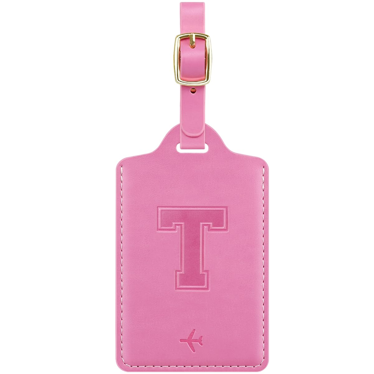 Luggage Tags for Suitcase Personalized Initial Leather Bag Tags
