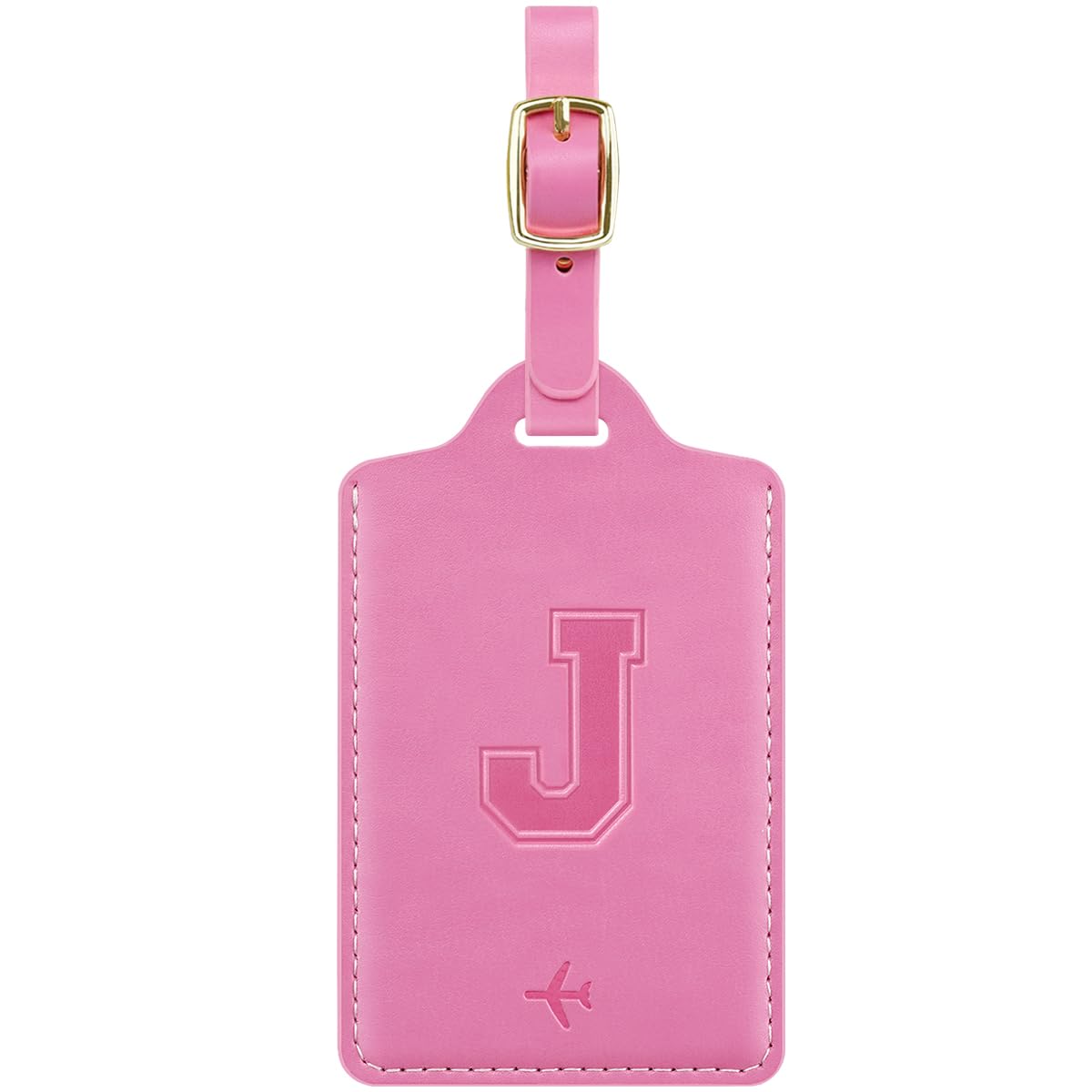 Luggage Tags for Suitcase Personalized Initial Leather Bag Tags