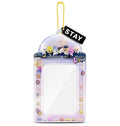 Swico Remado Cute Animal Themed Photocard Holder Decorative Cardholder for 3.8 x 2.8 Inches Lomo Cards Photos (Light Purple-Stay)