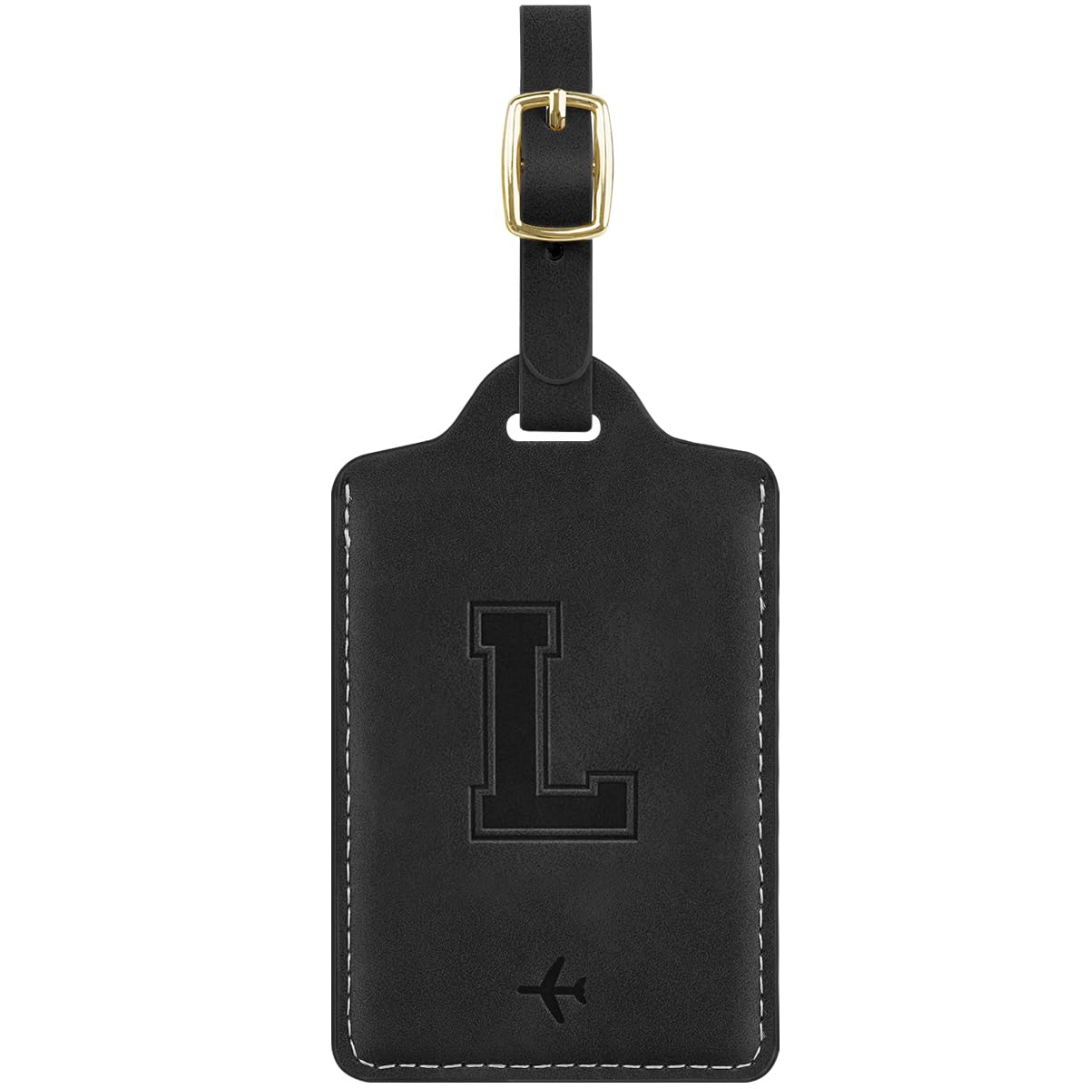 Luggage Tags for Suitcase Personalized Initial Leather Bag Tags