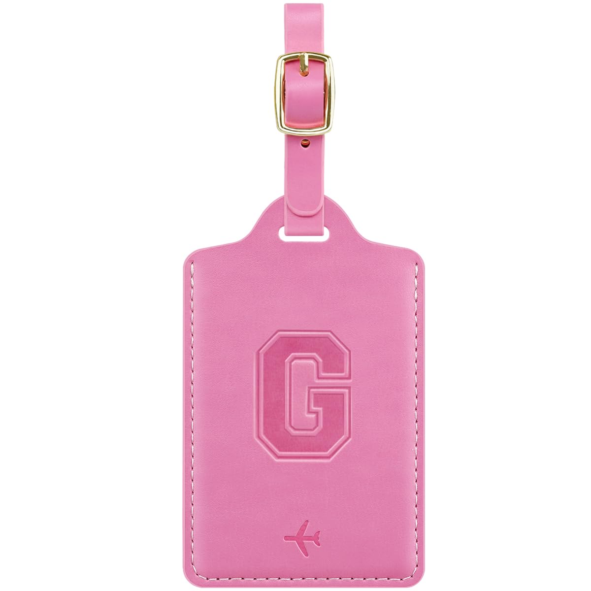 Luggage Tags for Suitcase Personalized Initial Leather Bag Tags