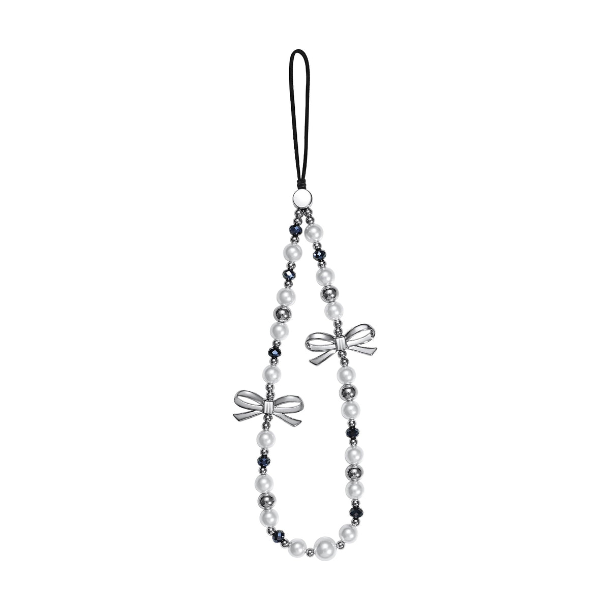2 Pcs Phone Charm Strap Universal Hand Phone Wrist Strap Camera Lanyard Pearl Beaded Cute Chain String Accessories Universal for iPhone 16 Pro Max Samsung Women Girls Phones Bag Keychain Beach Style