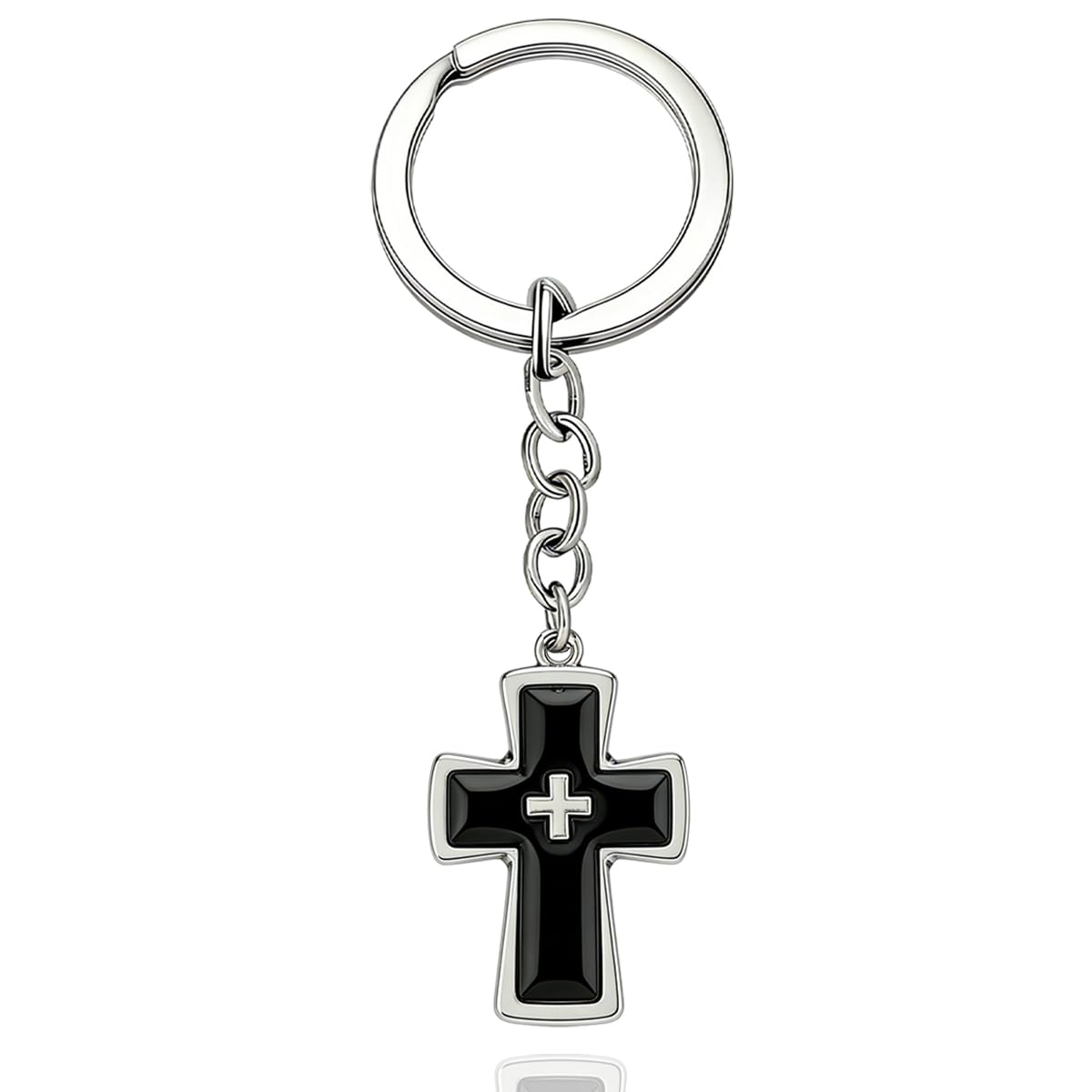 Cross Keychain Bag Charm for Women Christian Religious Gifts Easter Jesus Keychain for Women Purse Handbag Car Keys