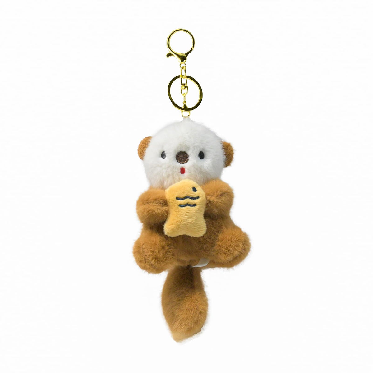 Otter Keychain Charm & Bag Charm - Cute Keychain Ring for Bags Backpacks Otter stuff - for Animal Lovers