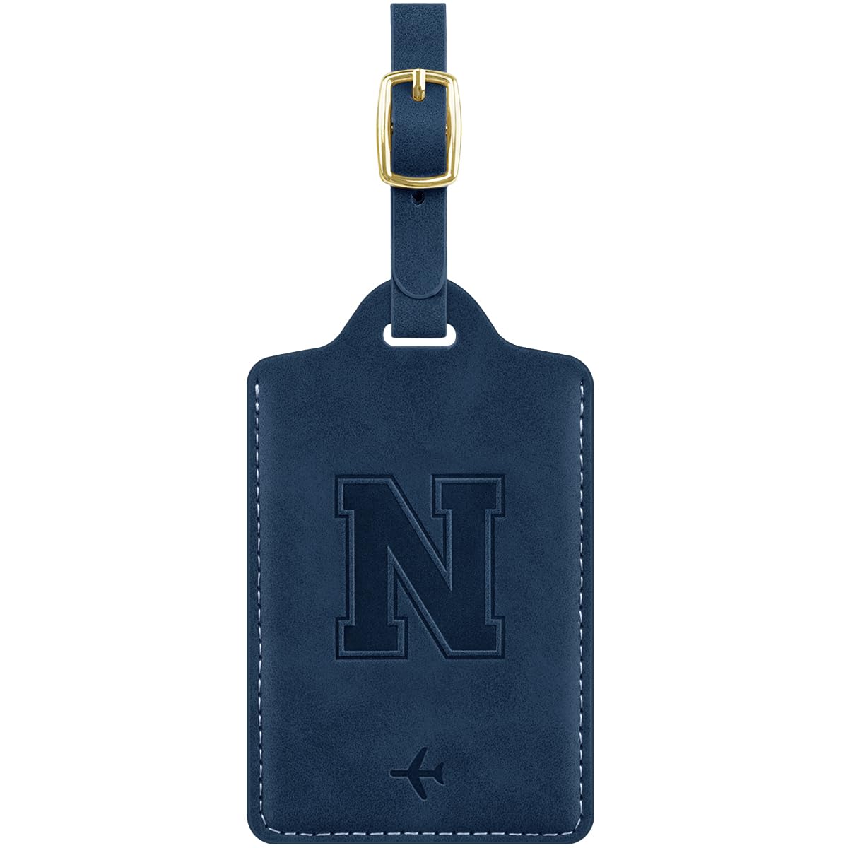 Luggage Tags for Suitcase Personalized Initial Leather Bag Tags