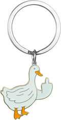 Cute Duck Keychain Funny Gifts for Women Men Cute Keychains for Women
