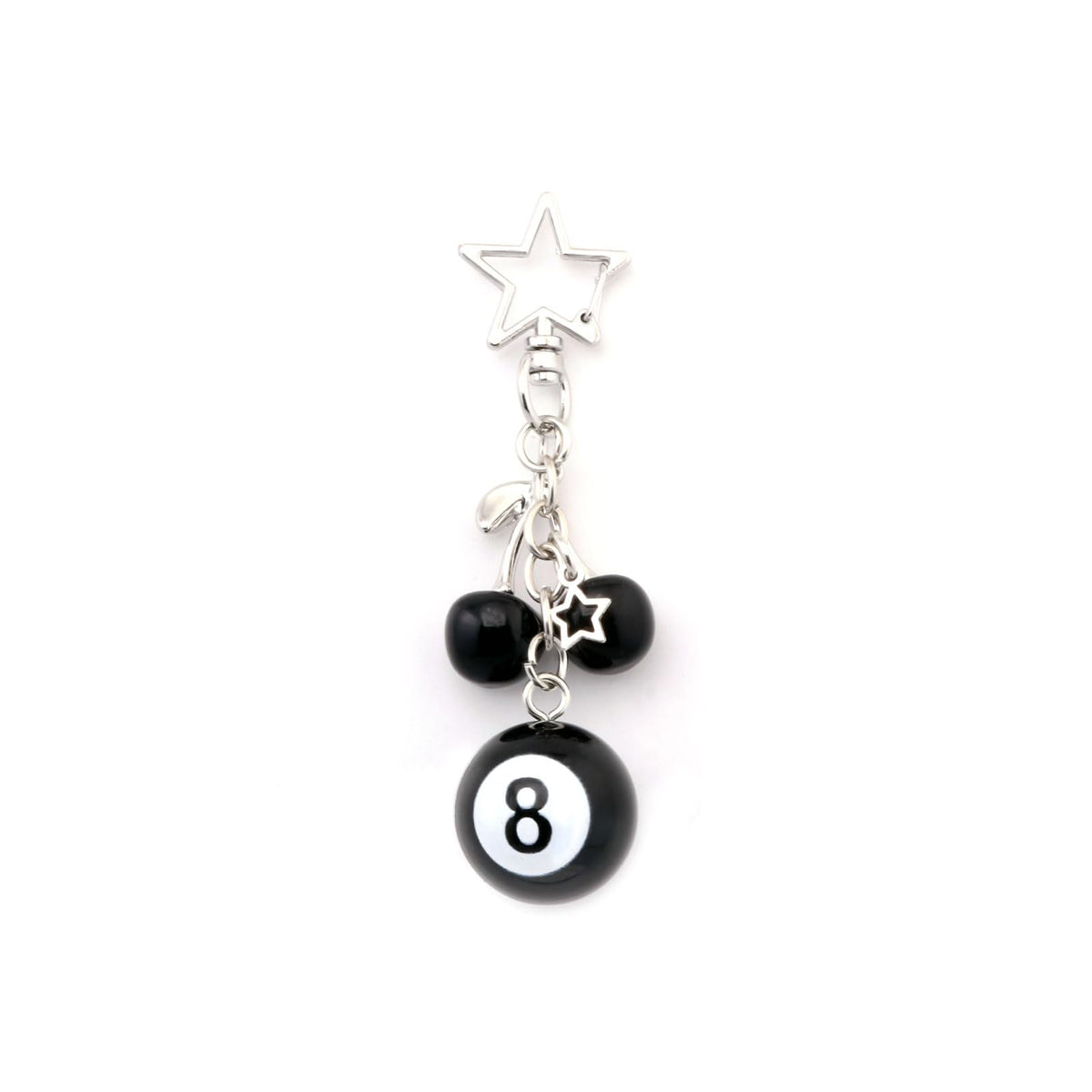 8 Ball Dice Charm Keychain,Cute Bag Purse Handbag Backpack Accessories