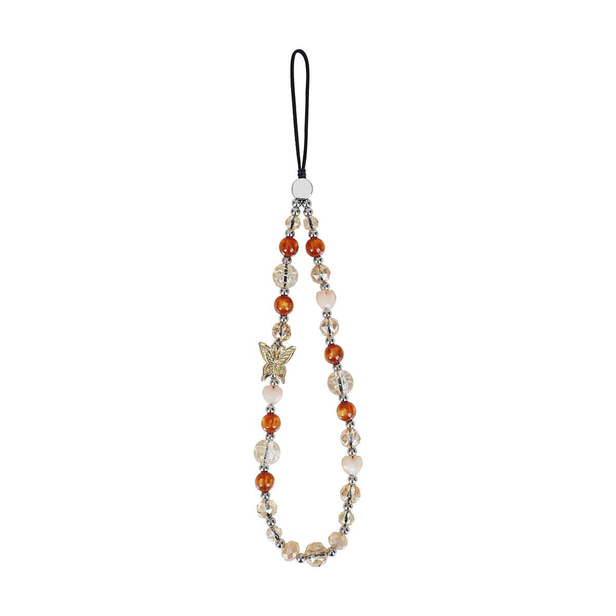 2 Pcs Phone Charm Strap Universal Hand Phone Wrist Strap Camera Lanyard Pearl Beaded Cute Chain String Accessories Universal for iPhone 16 Pro Max Samsung Women Girls Phones Bag Keychain Beach Style