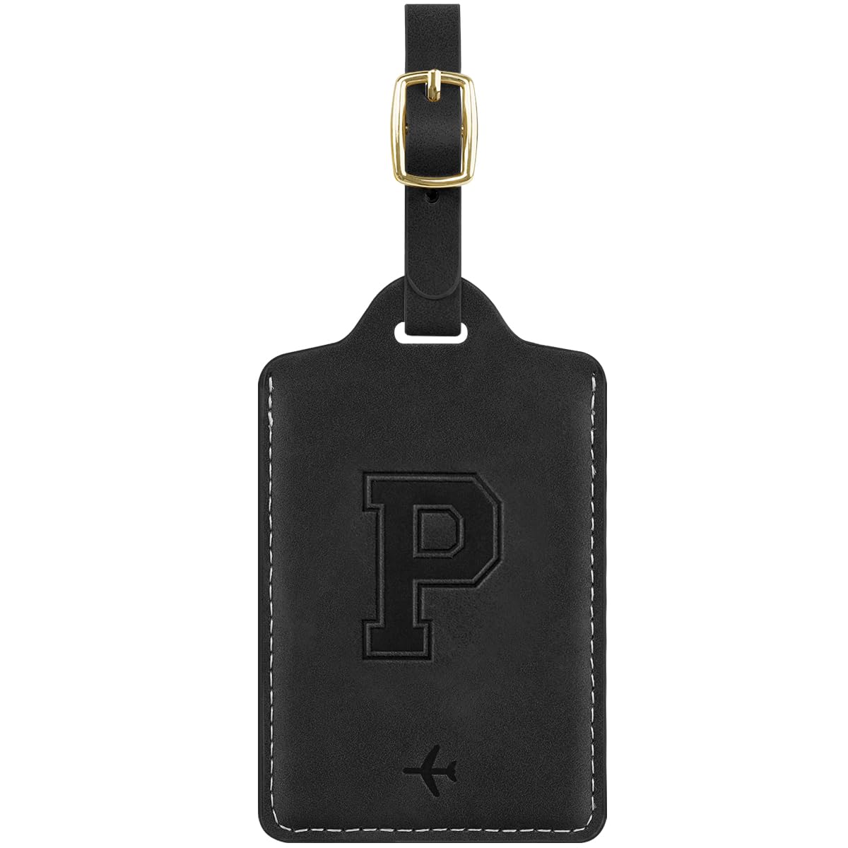 Luggage Tags for Suitcase Personalized Initial Leather Bag Tags