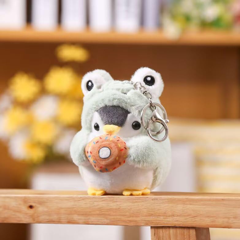 Cute Penguin Plush Keychain Kawaii Backpack Pendant Gift for Girls Women