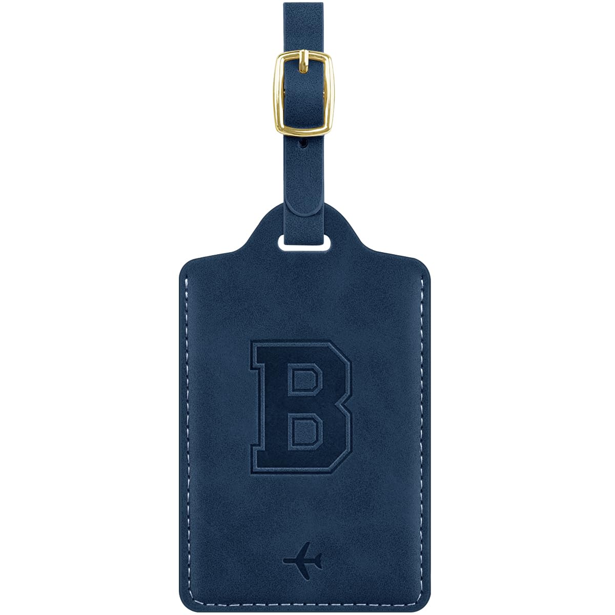 Luggage Tags for Suitcase Personalized Initial Leather Bag Tags
