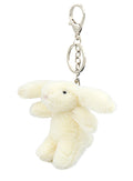 Miokkley Cute Bunny Plush Keychain for Backpack, 3.5" Inch Mini Rabbit Keychain Purse Charm Pendant Gift for Women